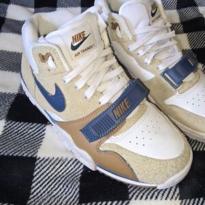 Nike Kids Air Trainer 1 - Blue and Tan